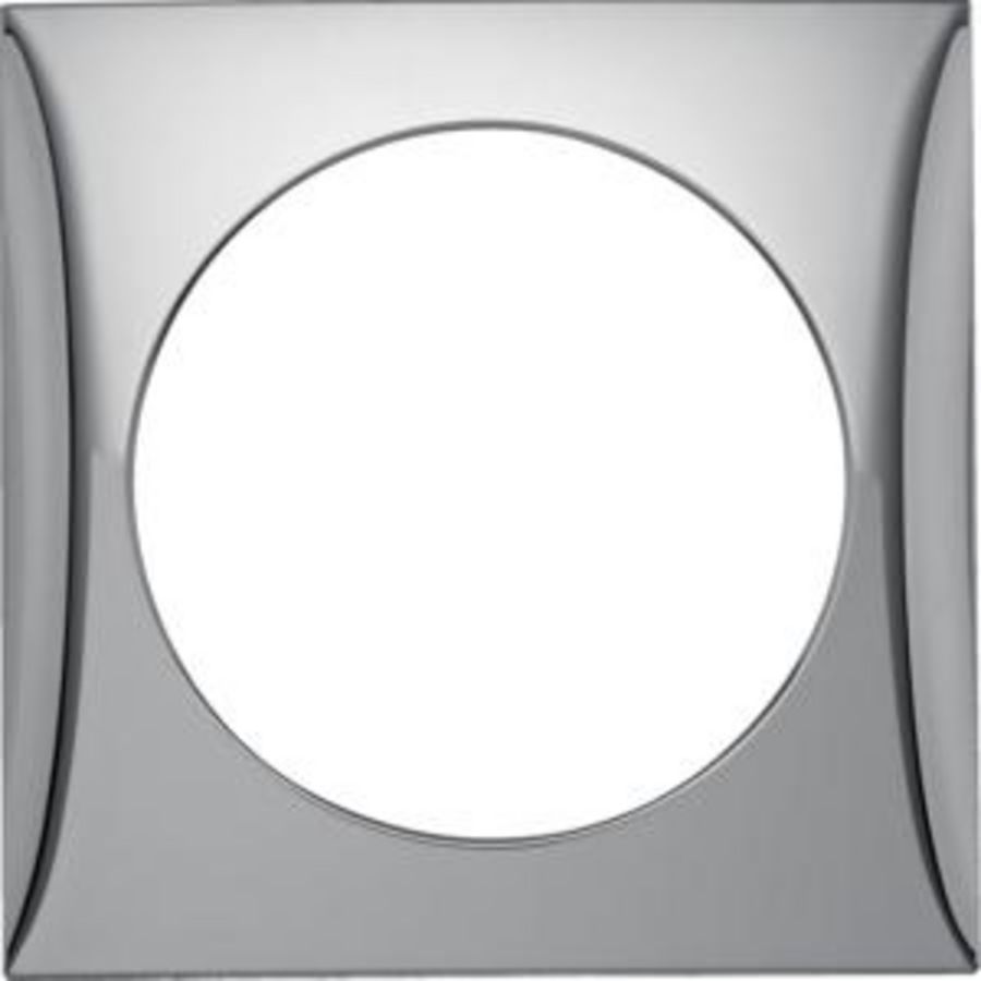 Afdekraam 1-v berker Integro flow chroom glans gelakt