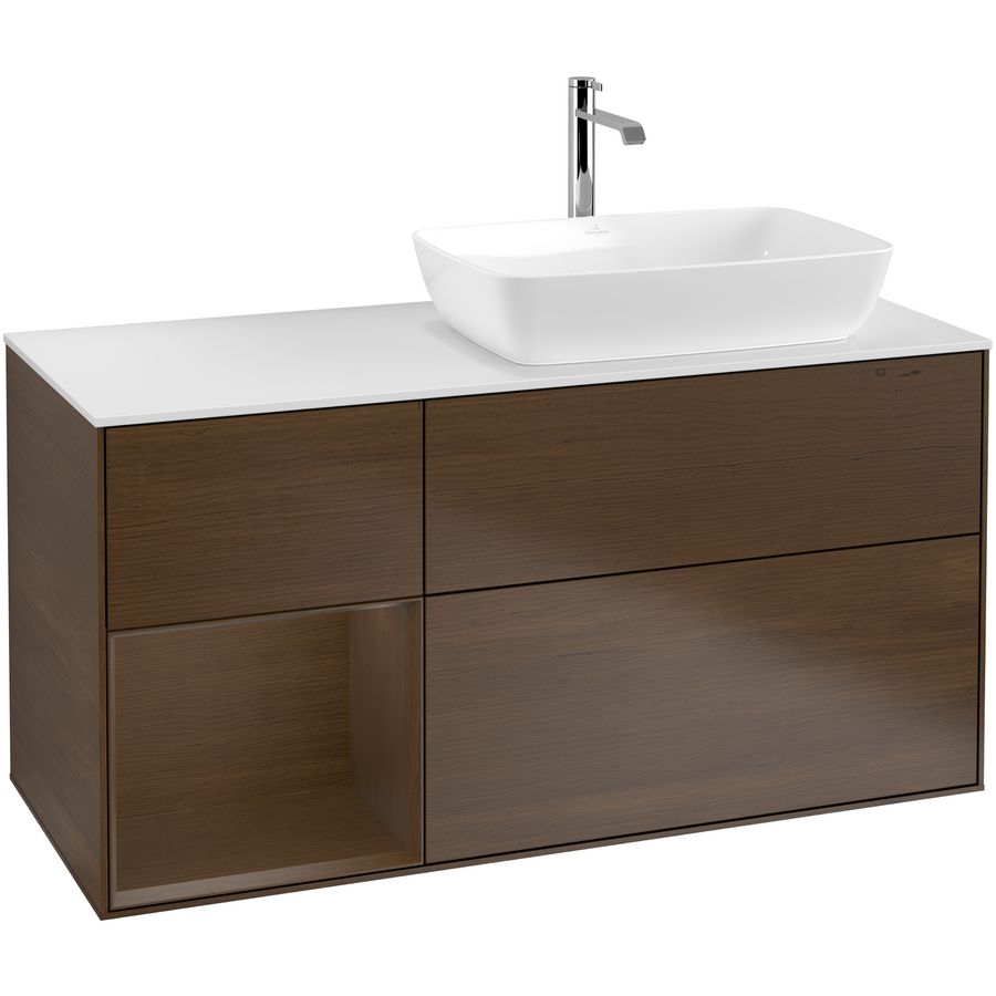 Wastafelonderkast Finion 1200x603x501mm W.Veneer F801GNGN