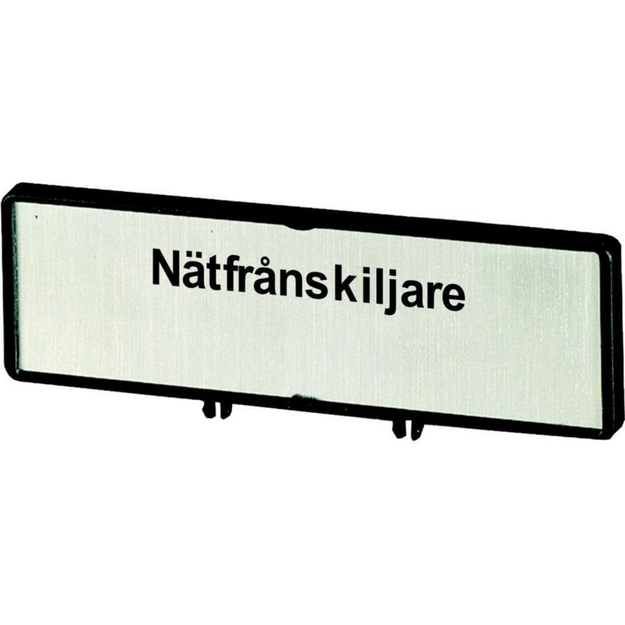 Klemmen met schild+schild Hoofdschakelaar ZFSNT75-P3 (taal Zweeds)
