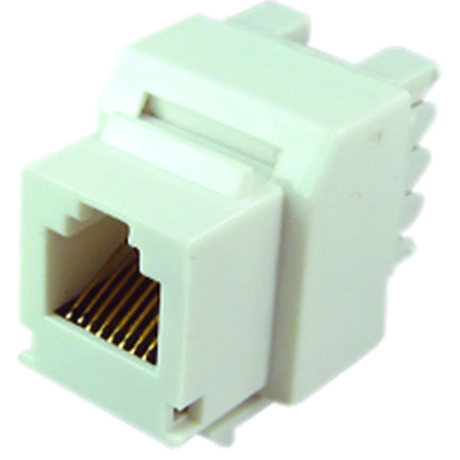 Doos a 5st. Modulair chassis Female snapin RJ45 cat5e 18GR.