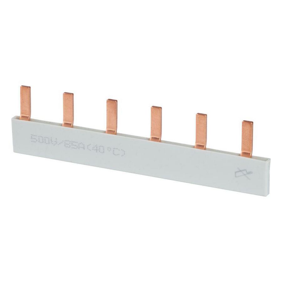 Kamrail vlak 18mm 6pin Geisoleerd