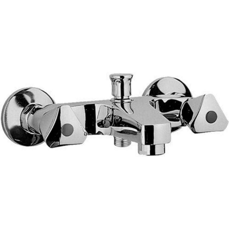 Badmengkraan ETOILE 2-knops hoh 150mm met omstel chroom incl. S-koppelingen