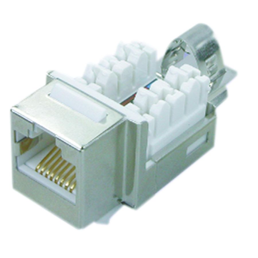 Doos a 5st. Modulair chassis Female snapin RJ45 cat5e