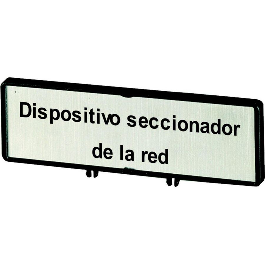 Klemmen met schild+schild Hoofdschakelaar ZFSNT77-T0 (taal spaans ES)