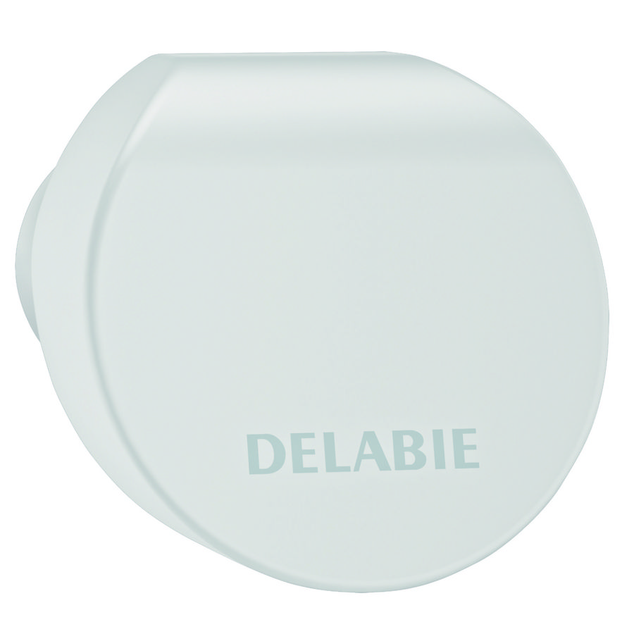 Kledinghaak aluminium mat wit