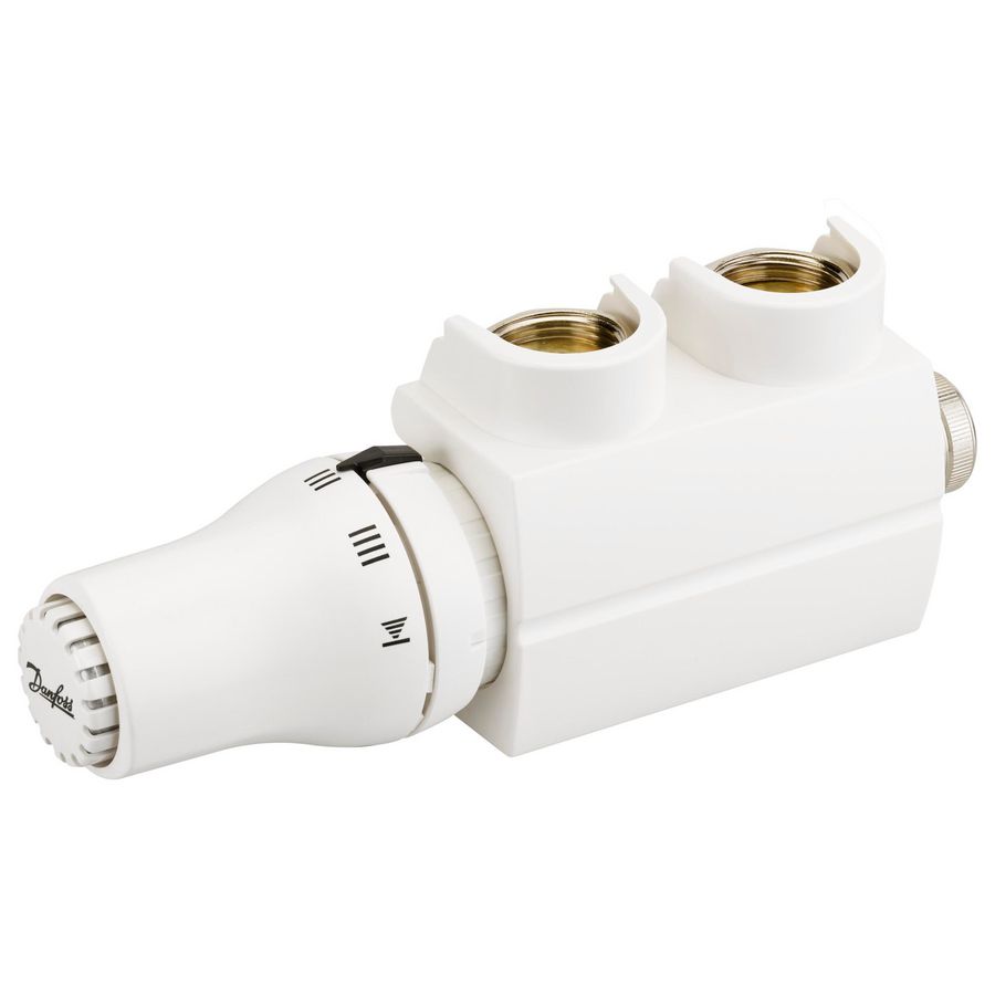 Onderblok VHS-X design set wit (RAL9016) haaks