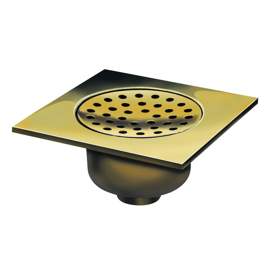 Messing vloerput 200x200mm OU.