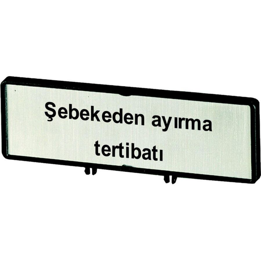 Klemmen met schild+schild Hoofdschakelaar ZFSNT79-T0 (taal Turks)