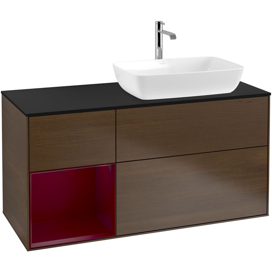 Wastafelonderkast Finion 1200x603x501mm W.Veneer F802HBGN