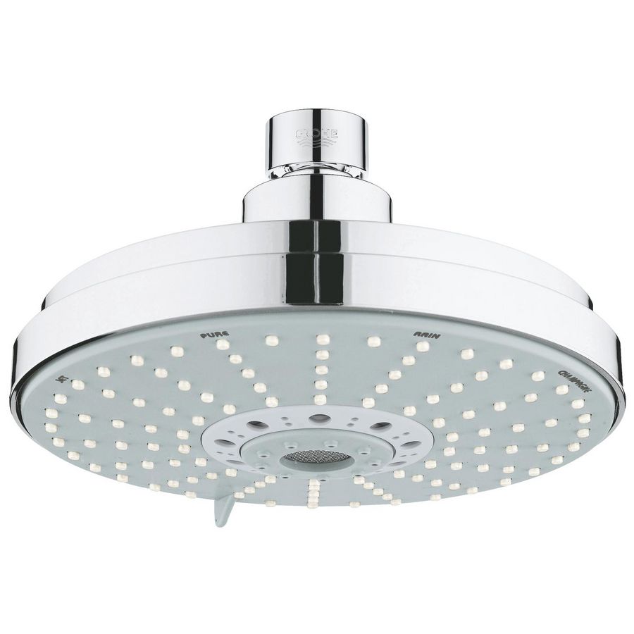 Rainshower cosmop. 160 hoofdd. chroom speedclean draaih.15gr.