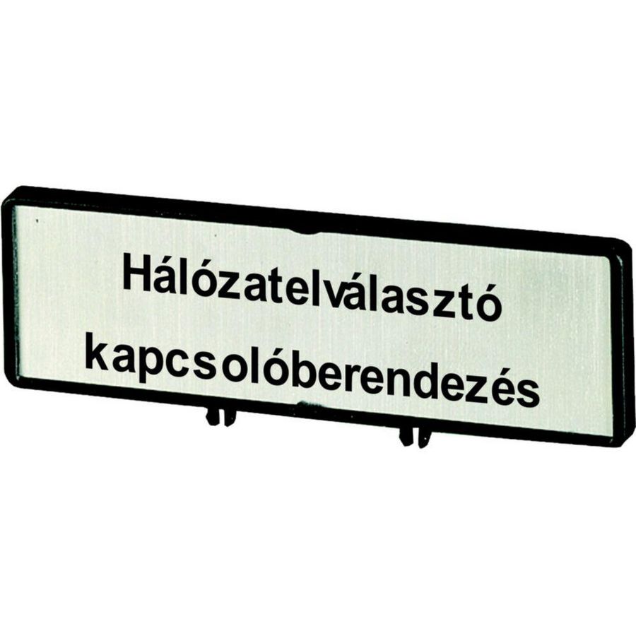 Klemmen met schild+schild Hoofdschakelaar ZFSNT80-T0 (taal Hongaars)