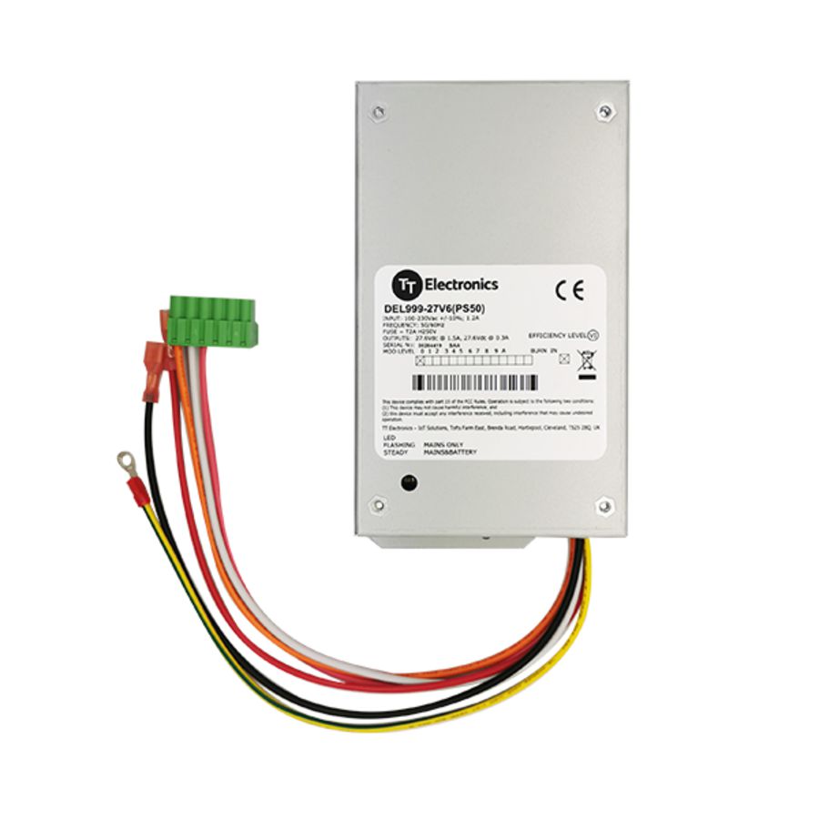 DIN Rail voeding met Batterijoplader 24 V - 50W