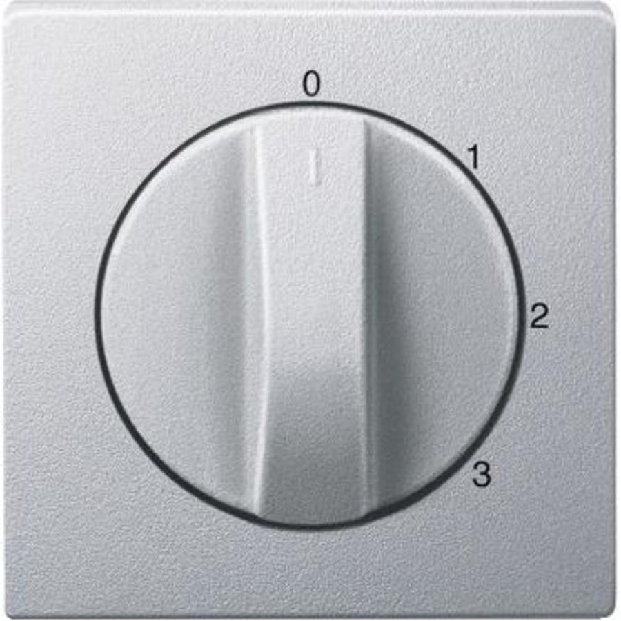 Centraalplaat voor driestandenschakelaar-Aluminium-Systeem M