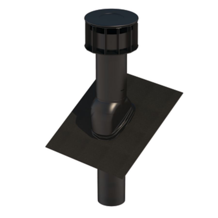 Dakdoorvoer MultiVent 125 980mm zwart