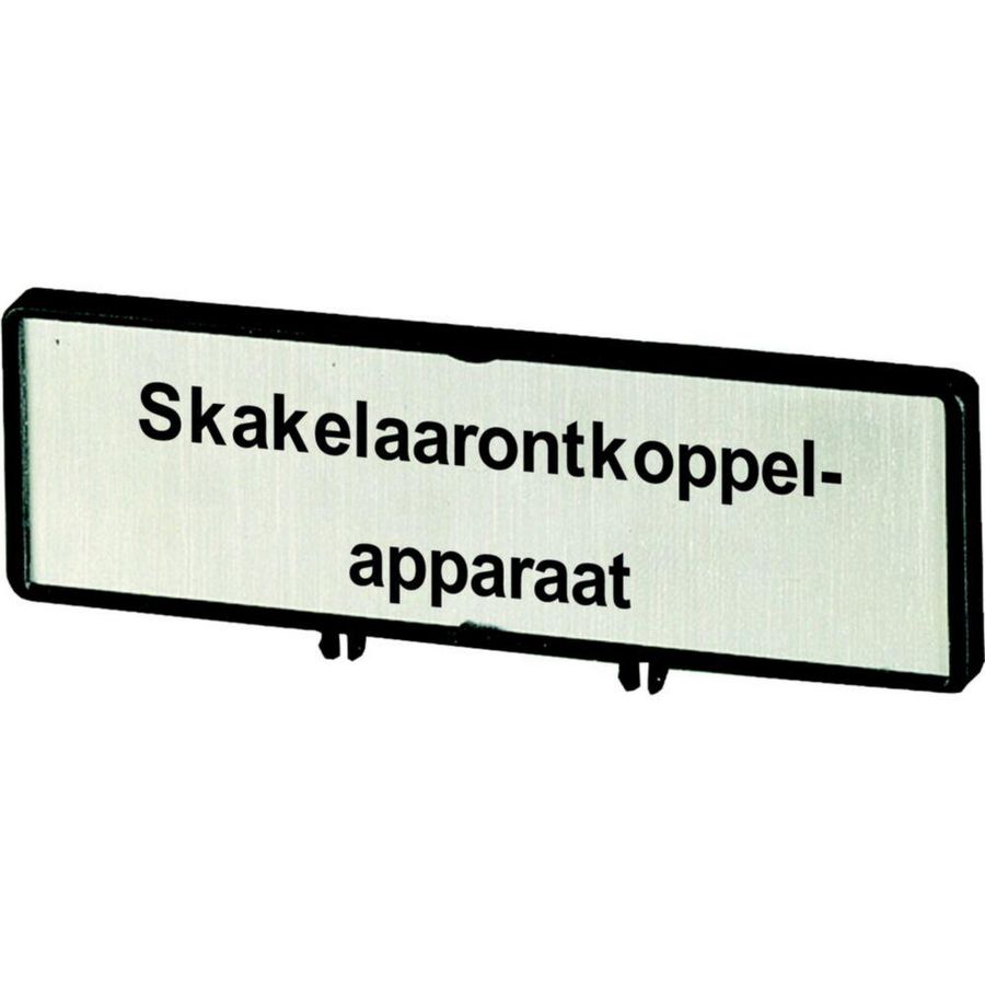 Klemmen met schild+schild Hoofdschakelaar ZFSNT81-T0 (taal Afrikaans)