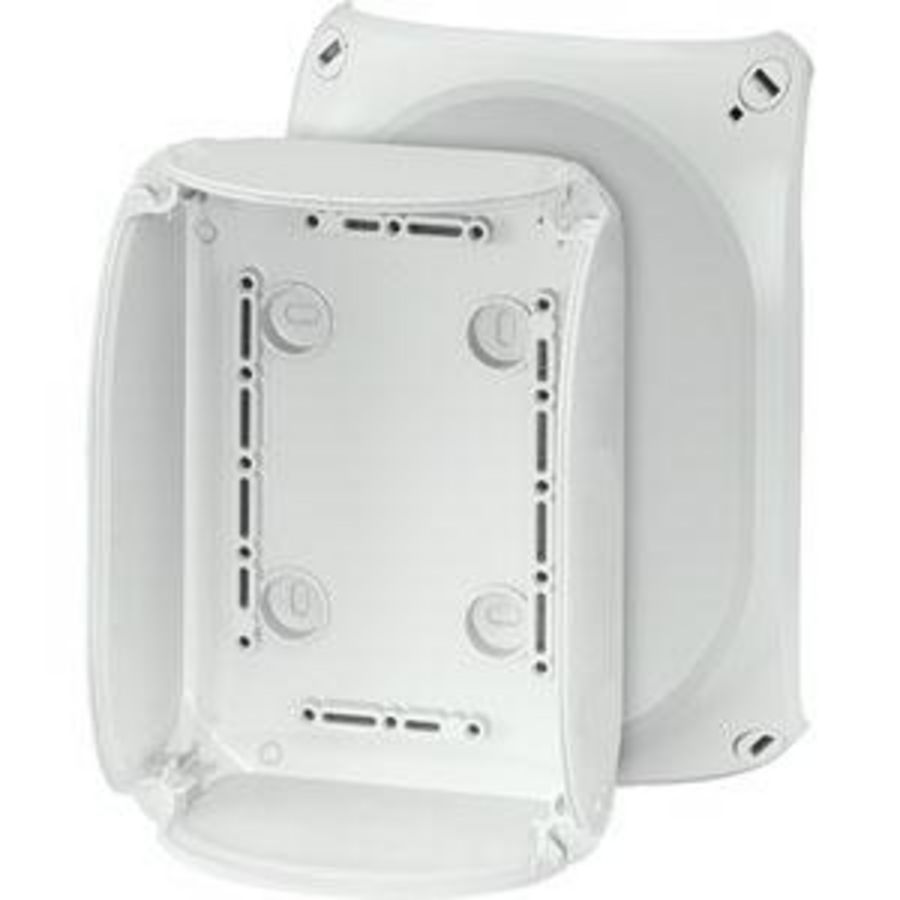 L. beh. IP66 97x150x62mm Wand glad o.d. deksel Grijs VVE=5
