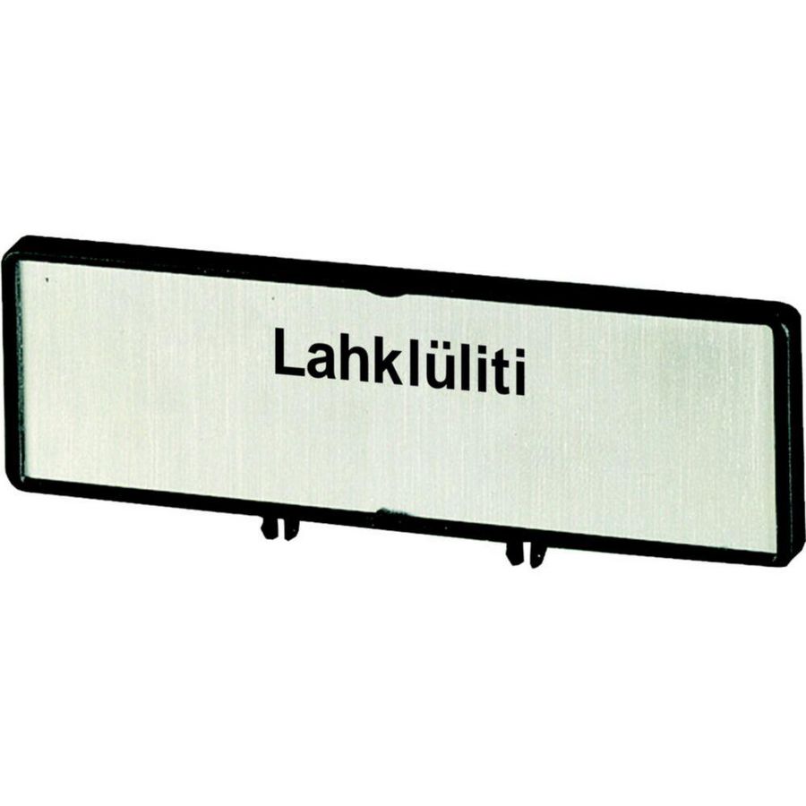 Klemmen met schild+schild Hoofdschakelaar ZFSNT82-T0 (taal Etonisch)