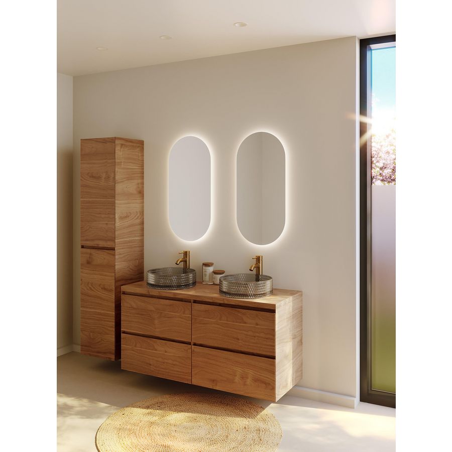 Counter Top+BC SPR-UP_46 120 2 60 +bowls Caramel Oak