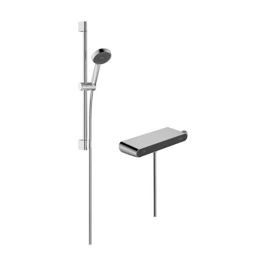 Activera Select S Opbouw doucheset 95 2 straalsoorten EcoSmart met EcoStat Fine en glijstang 65cm chroom