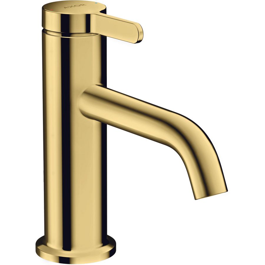 Wastafelmengkraan AXOR One 1-hendel 70+afvoerplug Polished Gold-Optic