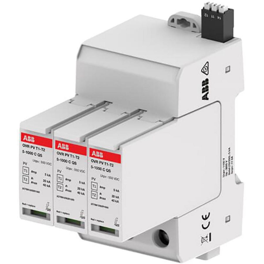 Overspanningsspoel QS PV T1-T2 5kA 2 line 1100VDC