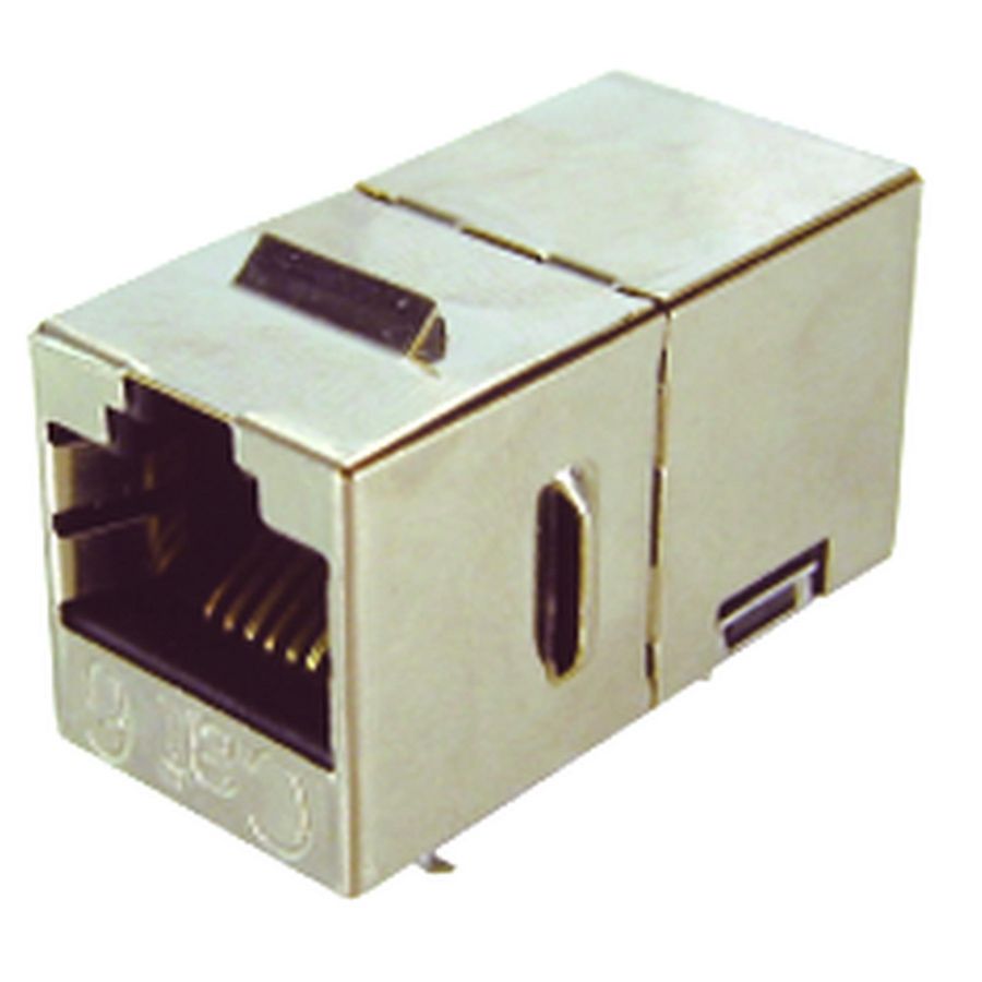 Doos a 5st. Keystone RJ-45 Cat6 snap-in koppeldeel afgesch.