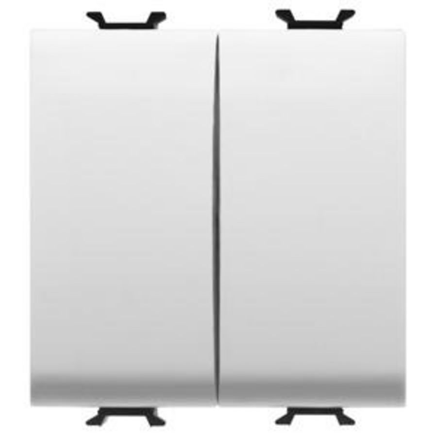 DUBBELE TWEEWEGSCHAK. 250 Vac-STEEKKLEMMEN-1P 16 AX VVE=6