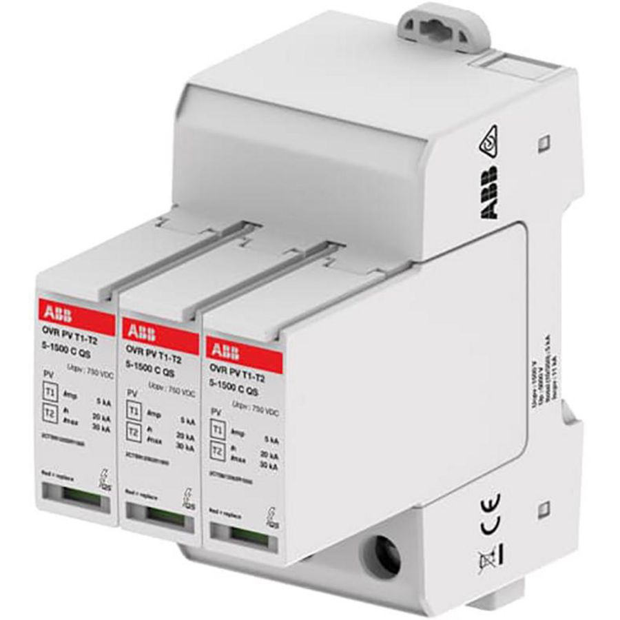 Overspanningsspoel QS PV T1-T2 5kA 2 line 1500VDC