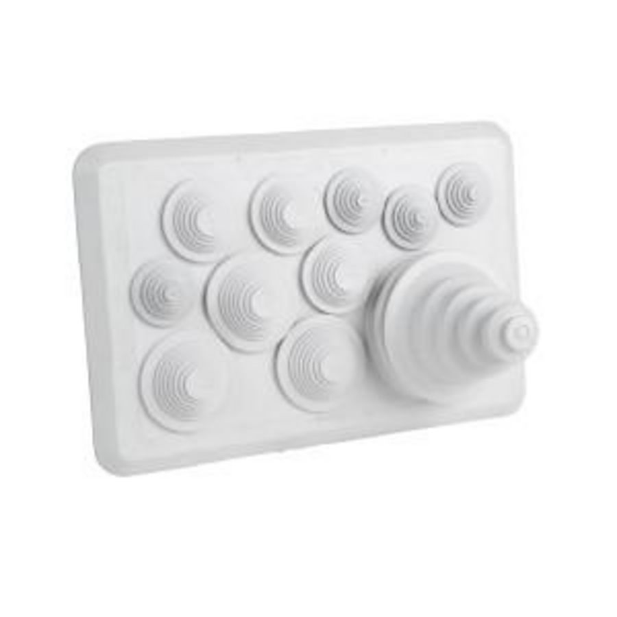 Dispo invoerplaat 11x tule divers