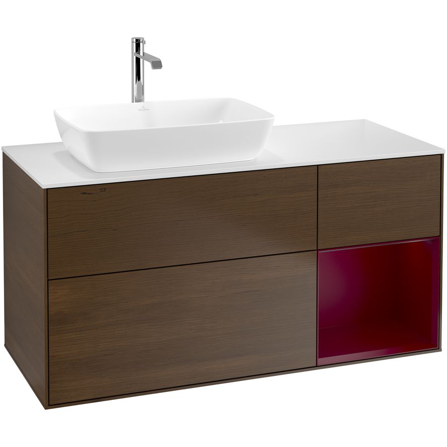 Wastafelonderkast Finion 1200x603x501mm W.Veneer F811HBGN