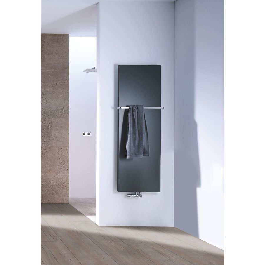 CV-radiator FIna Lean Bar 1300x600mm wit RAL9016 incl. handdoekbeugel