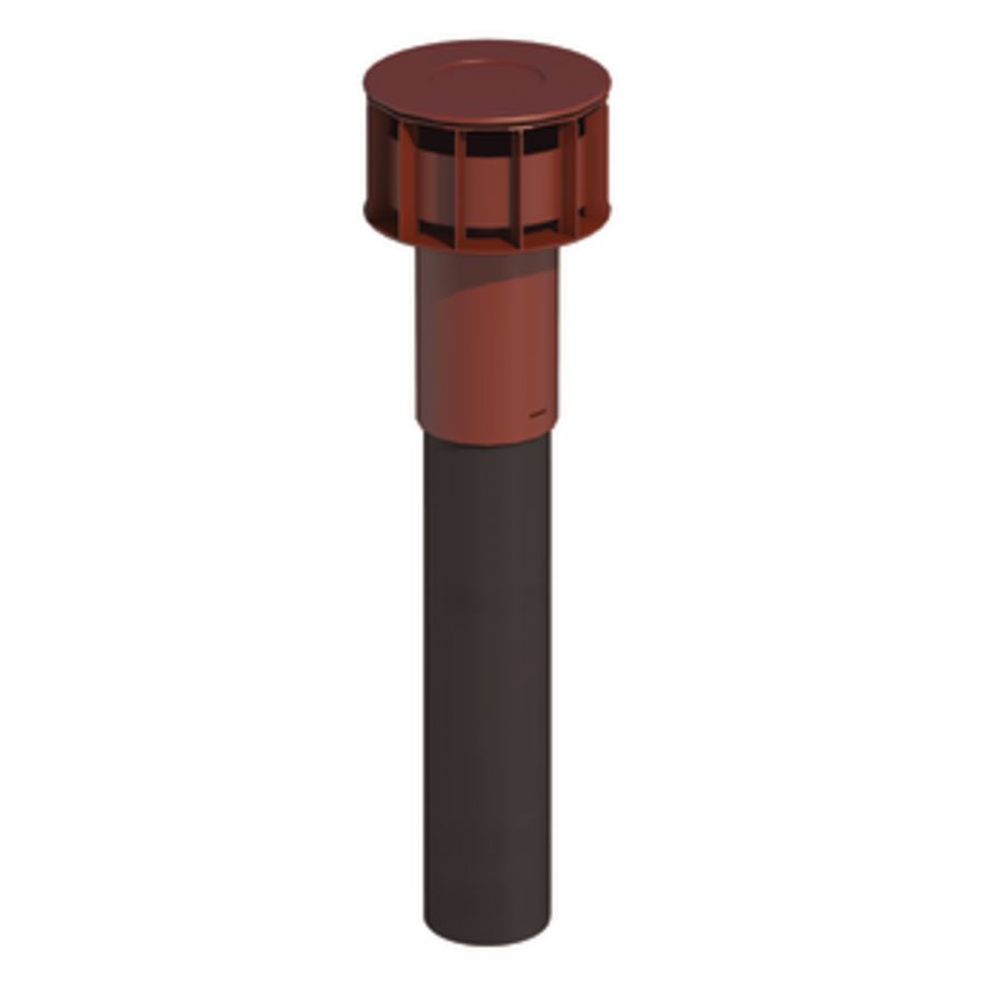 Dakdoorvoer MultiVent 125 980mm rood