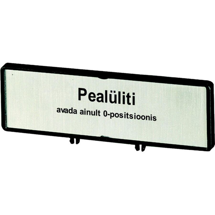 Klemmen met schild+schild hoofdschakelaar ZFS82-T0 (taal Etonisch)