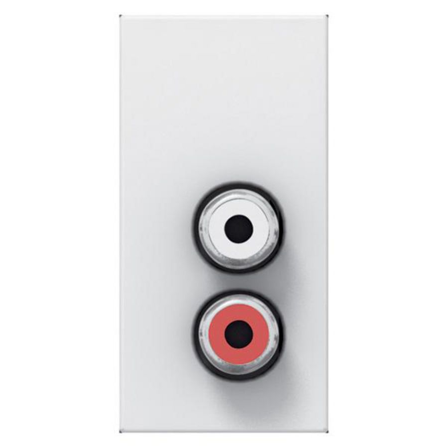 Aansluiting RCA video 2v female 1 module Mosaic