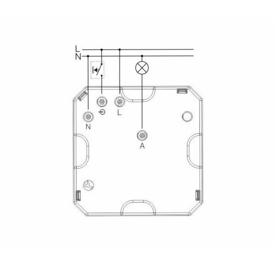 Bluetooth mini inbouw multifunctioneel 1 kanaal schakelaar