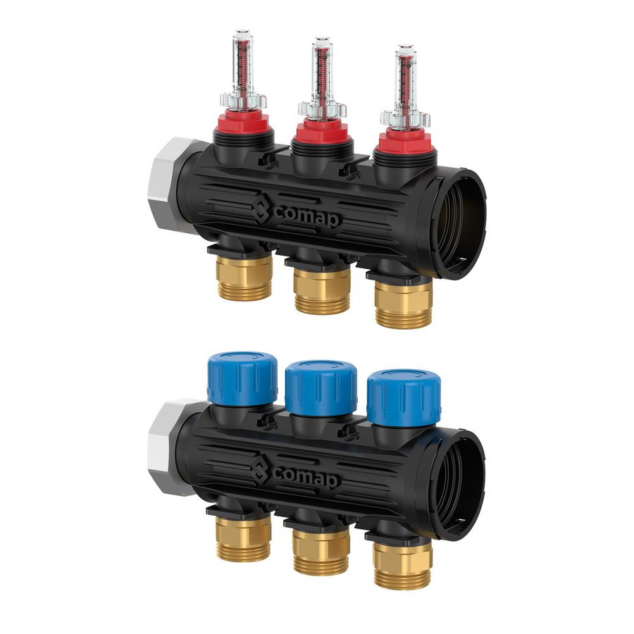 A9100TP3 Module triple 05L ball valve side