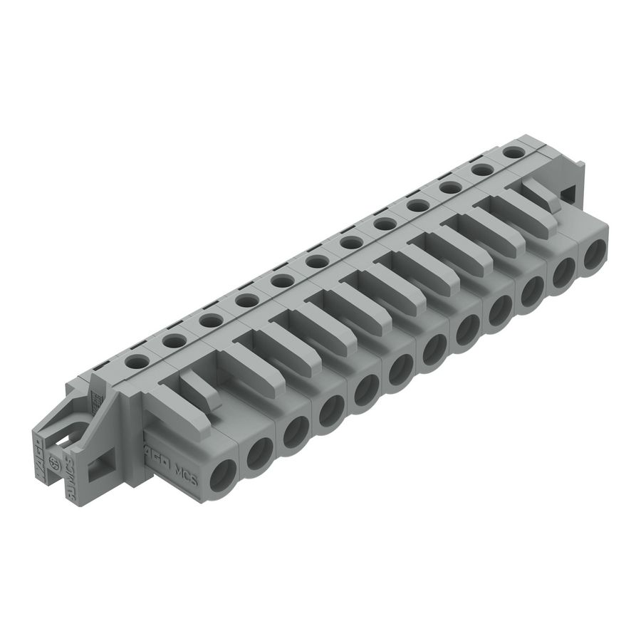 THT FE steker HA raster 5mm grijs 232-242/031-000 VVE=25