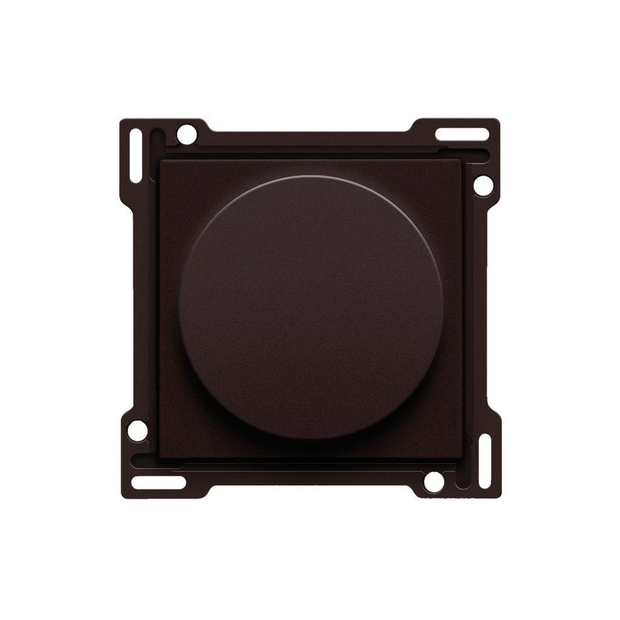 Afwerkingsset 1-2-3 draaischakelaar motoren dark brown