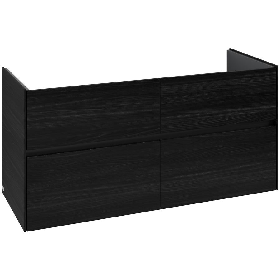 Wastafelonderkast Collaro 1261x610x480mm Black Oak C147B0AB
