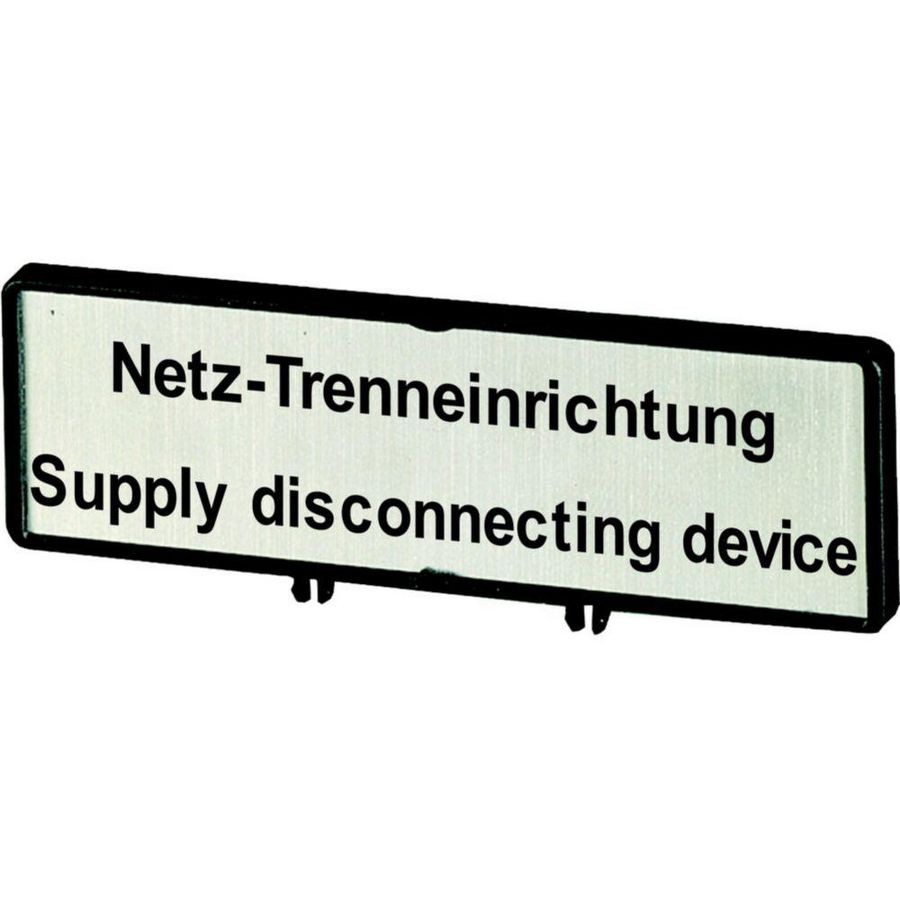 Klemmen met schild+schild Hoofdschakelaar ZFSNT61/62-P3 (taal spaans duits/engels)