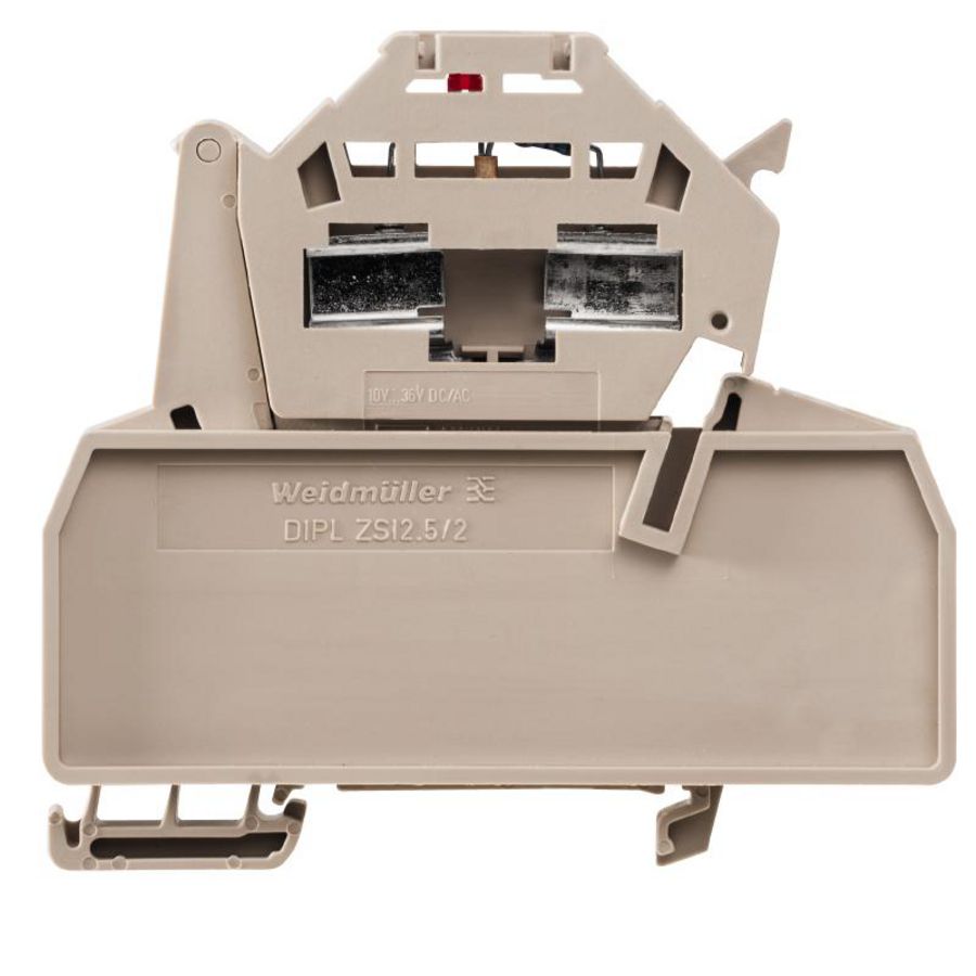 Zekeringsklem d.beige 2.5mm² 12A 28 VVE=10