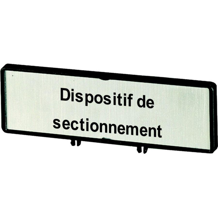 Klemmen met schild+schild Hoofdschakelaar ZFSNT63-T0 (taal in frans FR)