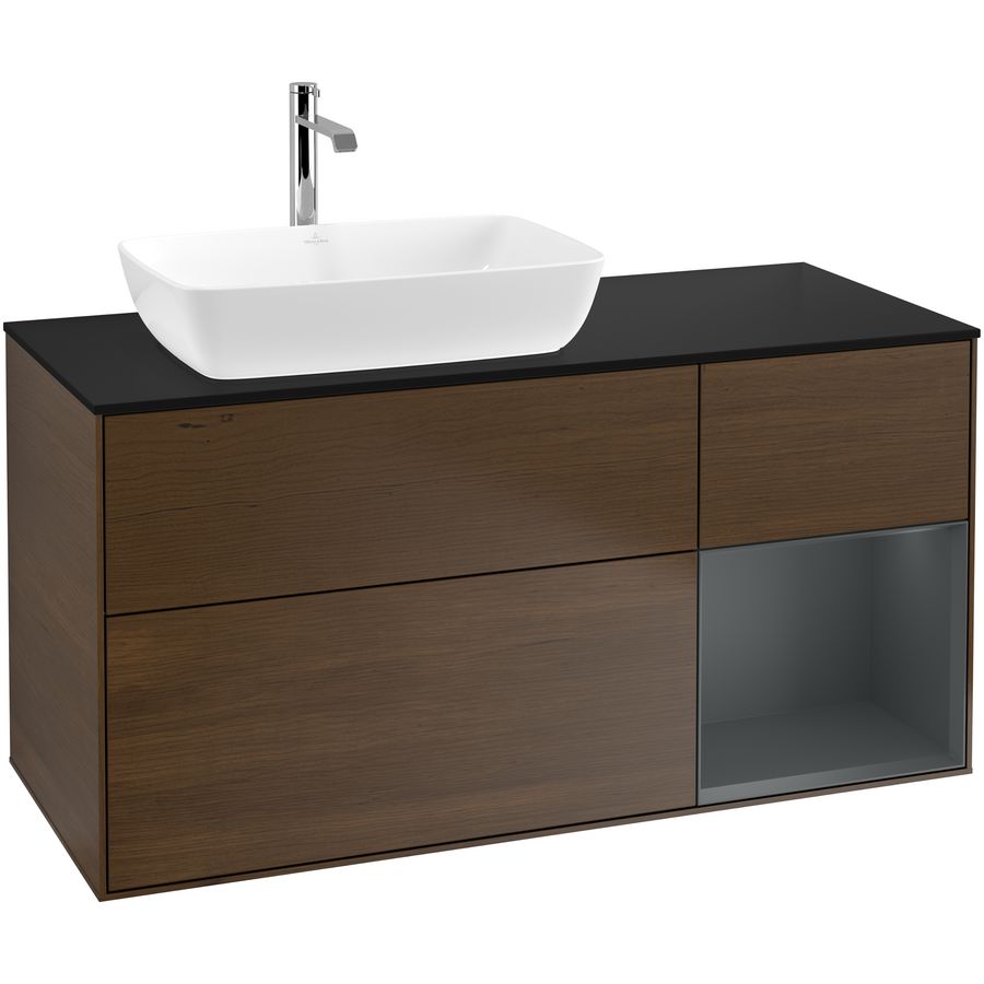 Wastafelonderkast Finion 1200x603x501mm W.Veneer F812HGGN