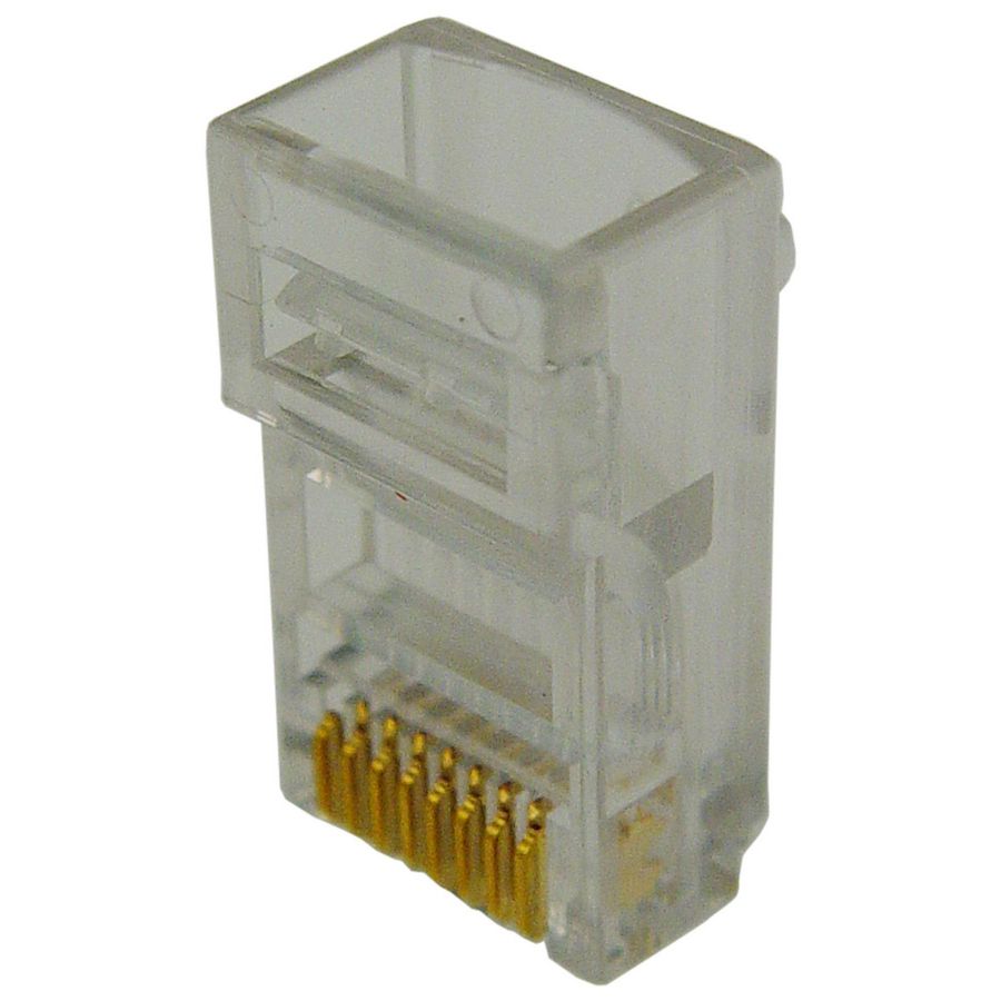 Modulaire plug rj45 8/8 platte kabel VVE=50