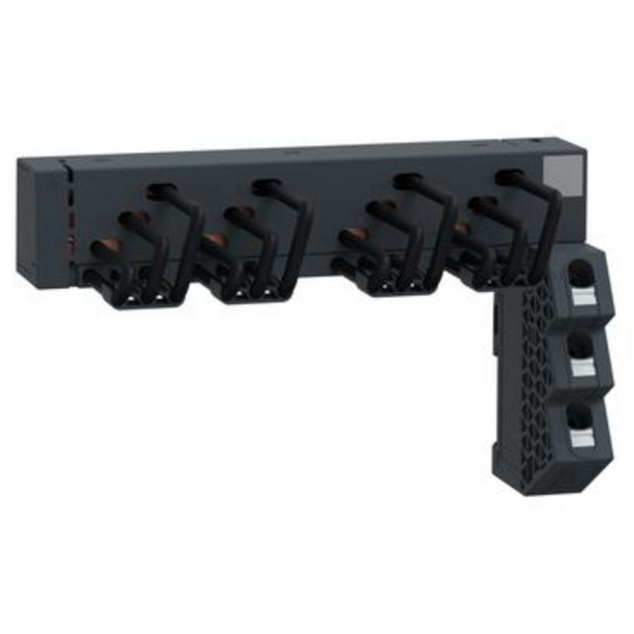 4 aftakkingen busbar GV2 63A rechts-voedende snap-in