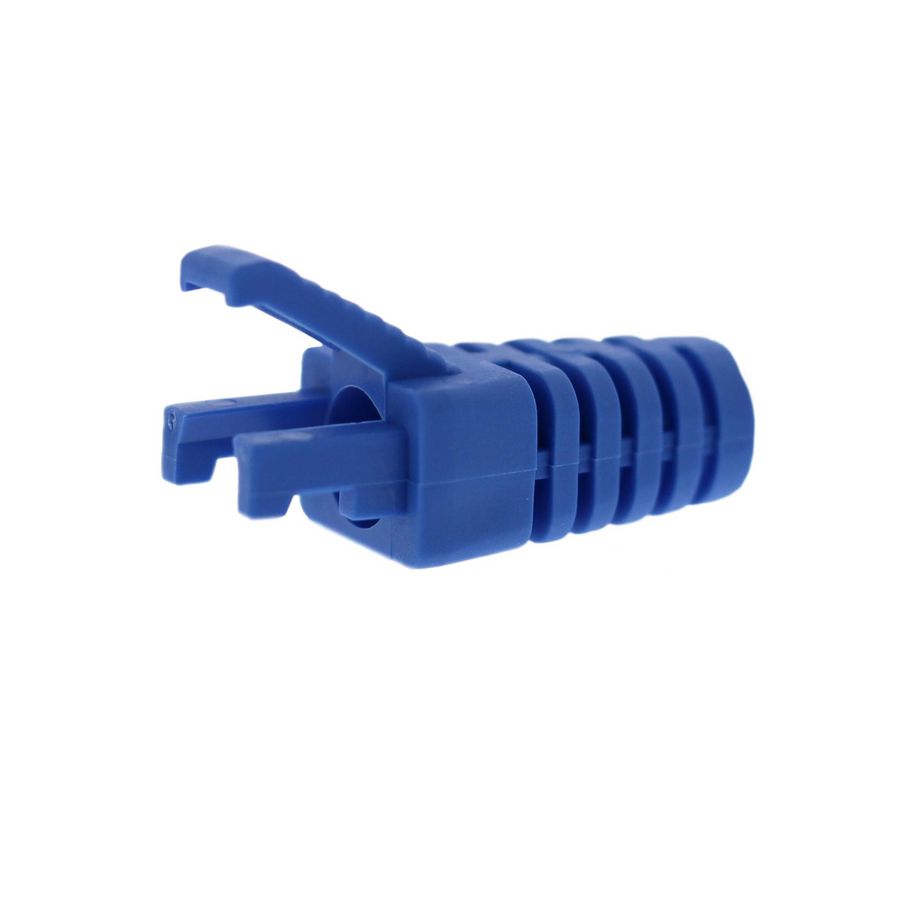 Kist a 25st. Kabelbeschermingstule 6.5mm Blauw compacte RJ45