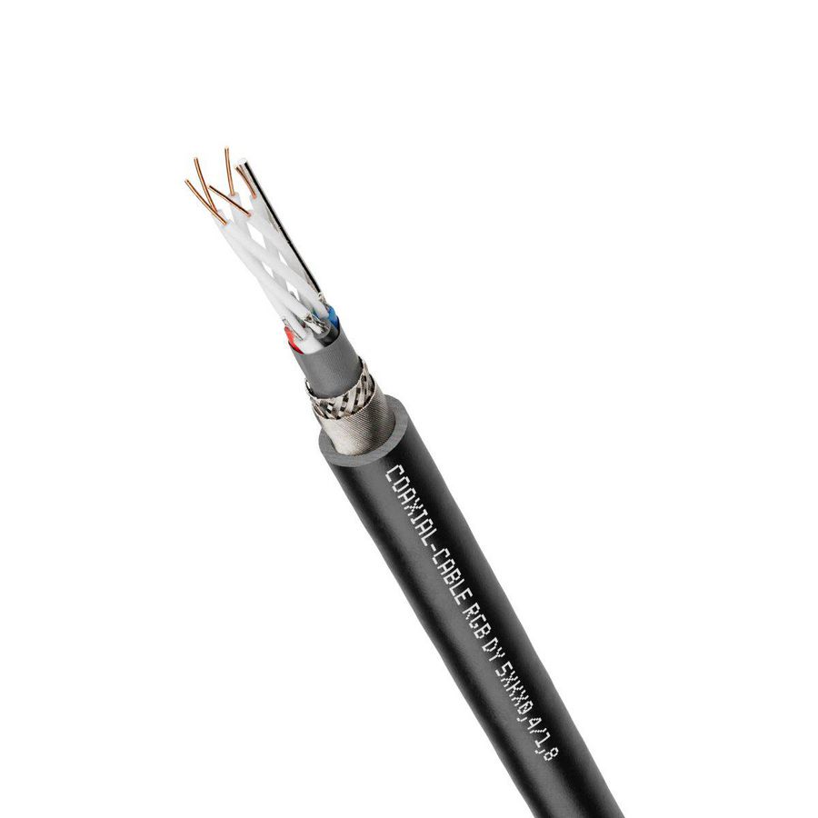 Haspel a 1000m. COAXIAL-CABLE RGB DY 5xKx0,4/1,8