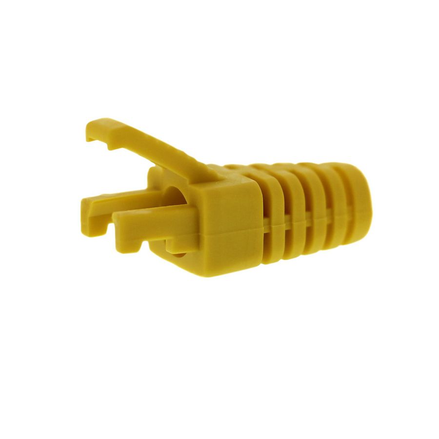 Kist a 25st. Kabelbeschermingstule 6.5mm Geel compacte RJ45
