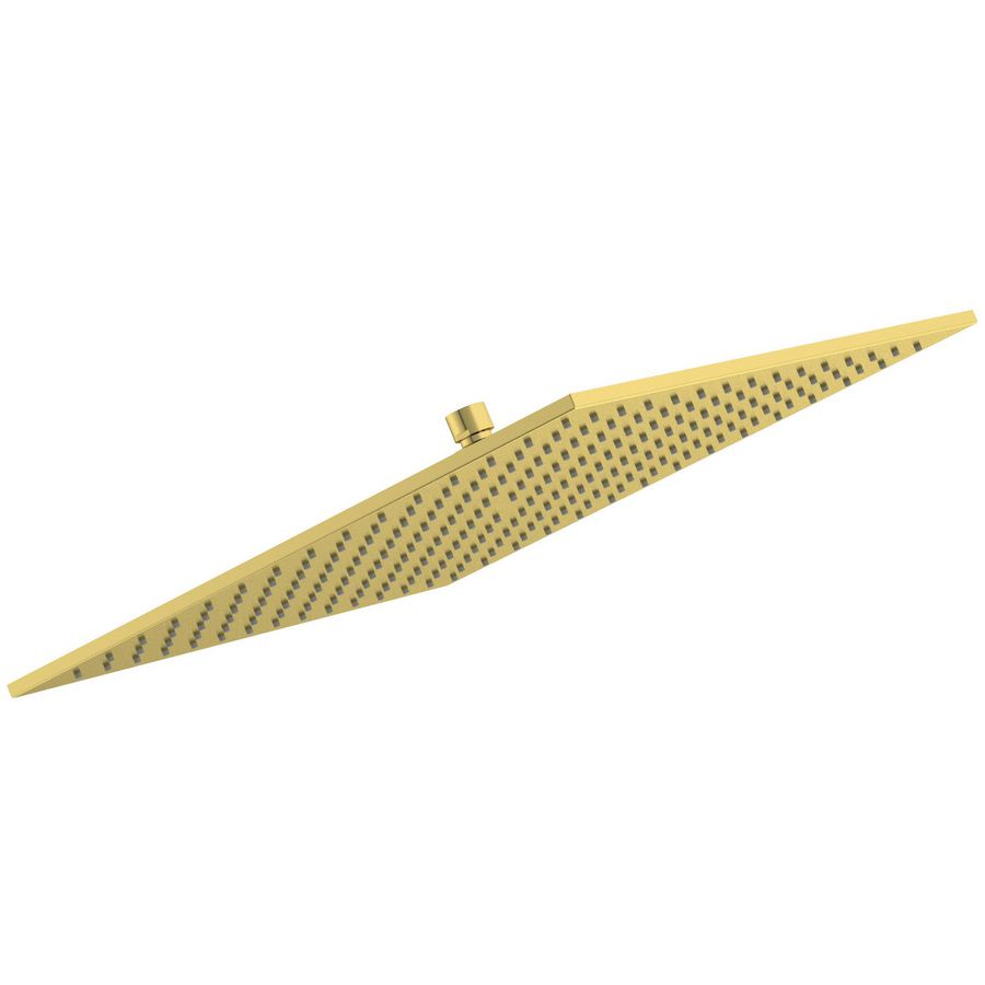 Irain regendouche square 400mm brushed gold (mat goudkleurig)