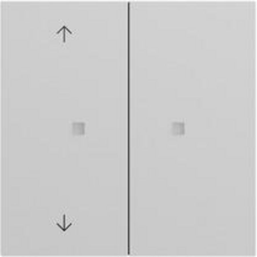 RF Multi bedieningselement-opzetstuk 2-voudig pijlen KNX System 70 gris m(gel.